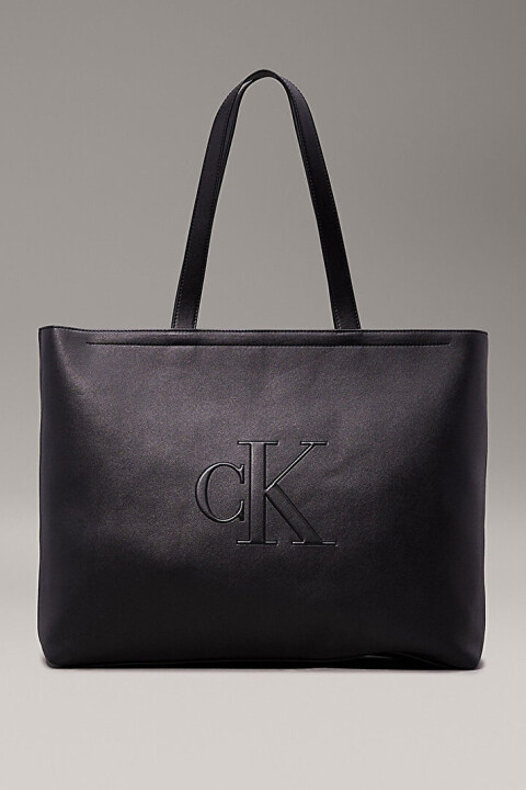 Kadın Sculpted Slim Tote Çanta - Siyah 