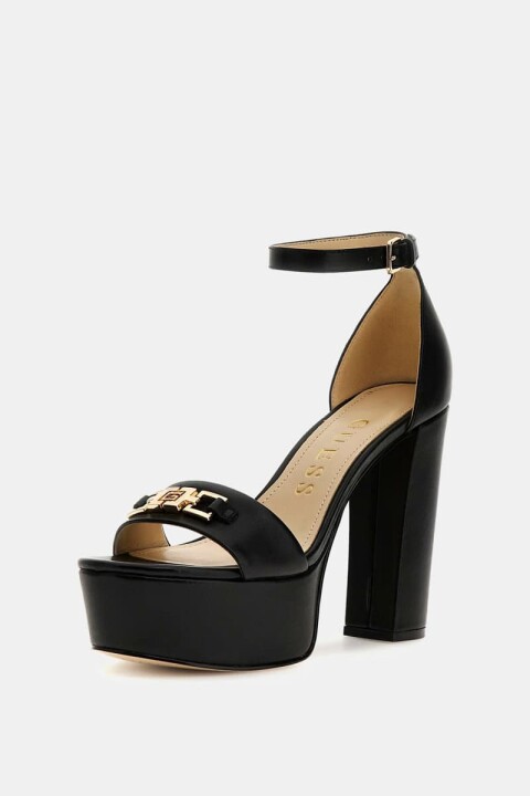 Kadın Settle Deri Ayakkabı - Siyah - Guess