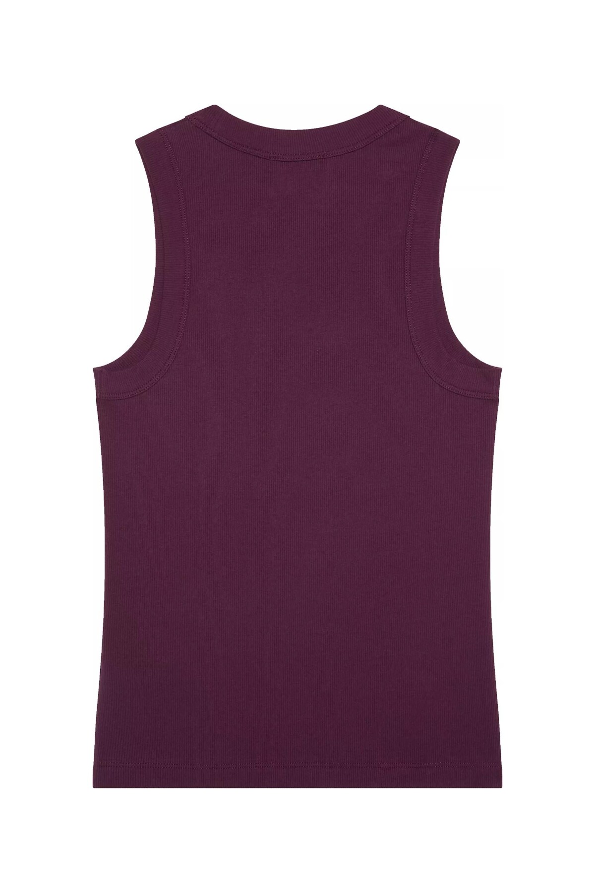Calvin Klein Kadın Sl Monogram Rib Tank Atlet - Mor