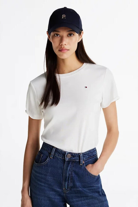 Kadın Slim Fit T-Shirt - Ekru 