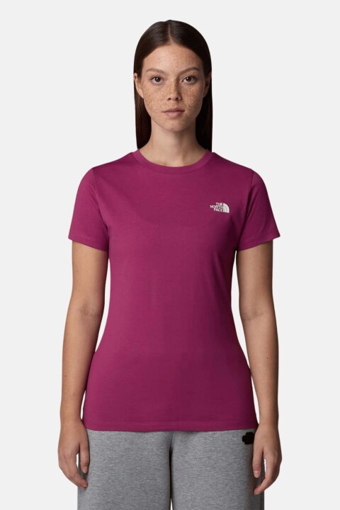 Kadın Slim T-Shirt - Fuşya - The North Face