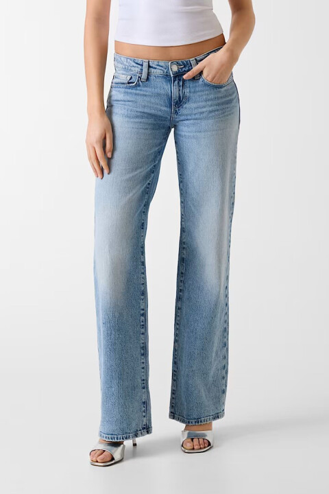 Kadın Slouchy Regular Fit Jean - Açık Mavi - Guess