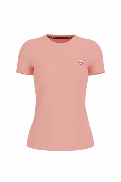Kadın SS Cn Mini Triangle T-Shirt - Pembe 