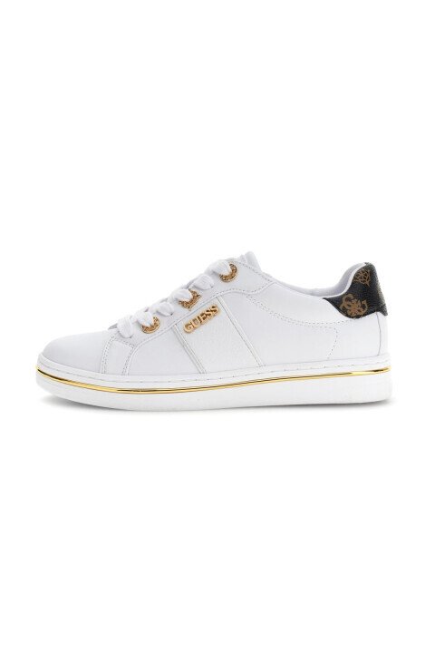Kadın Stew Sneaker - Beyaz/Siyah - Guess