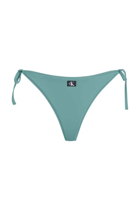 Kadın String Side Tie Swim Bottom - Aqua - Calvin Klein