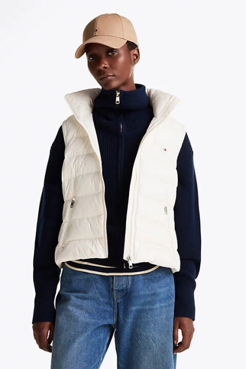 Kadın Su İtici Şişme Yelek - Krem - Tommy Hilfiger