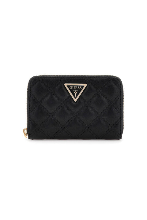Kadın Tamsin Kapitone Fermuarlı Cüzdan - Siyah - Guess
