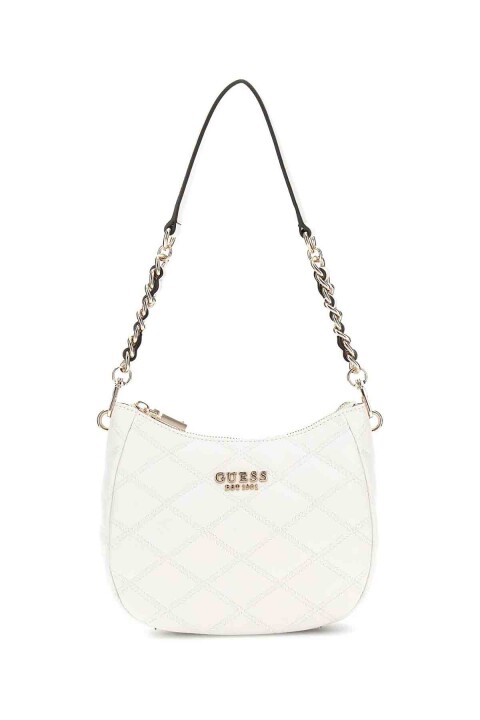 Kadın Tamsın Top Fermuarlı Omuz Çantası - Beyaz - Guess