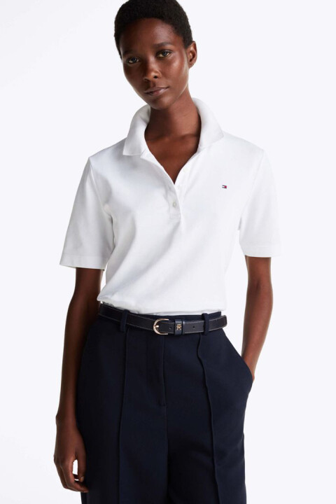 Kadın Th 1985 Koleksiyonu Polo T-Shirt - Beyaz 