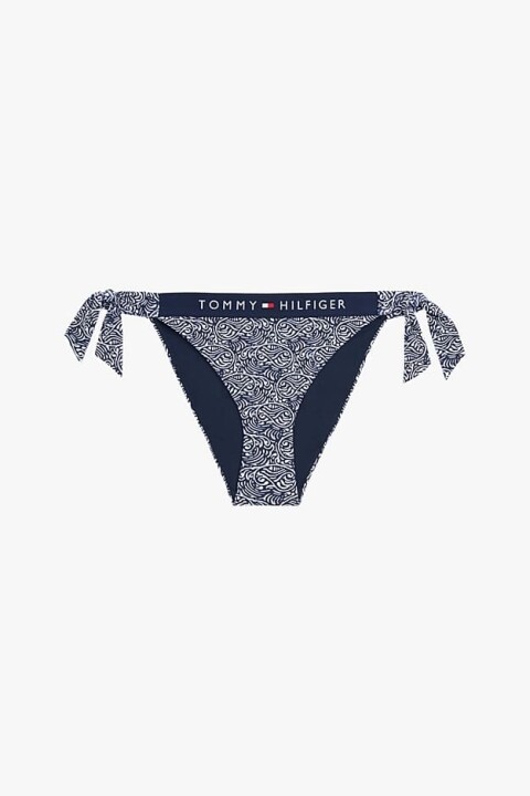 Kadın Th Cheeky Yan Bağlamalı Bikini Alt - Lacivert - Tommy Hilfiger