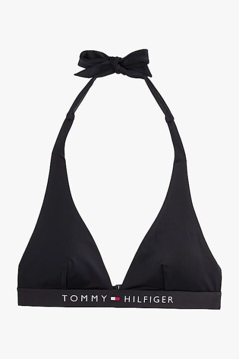 Kadın Th Halterneck Bikini Üstü - Siyah - Tommy Hilfiger