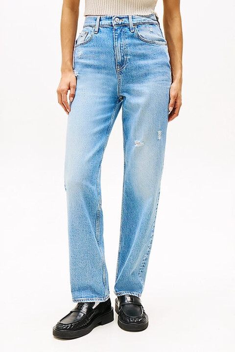 Kadın Th Layla Yüksek Bel Jean Pantolon - Mavi - Tommy Hilfiger