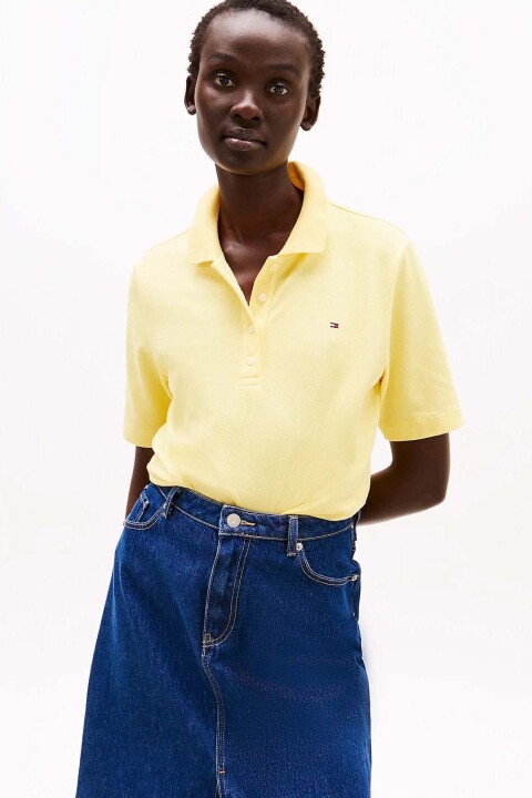 Kadın Th Pique 1985 Polo T-Shirt - Sarı 