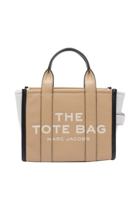 Kadın The Colorblock Small Tote Bag El Çantası - Bej - Marc Jacobs