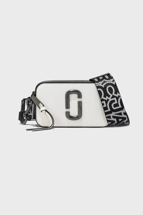 Kadın The Snapshot DTM Çapraz Askılı Çanta - Siyah/Beyaz - Marc Jacobs