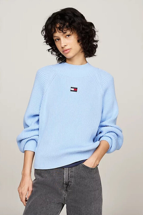 Kadın Tjw Badge Kazak - Açık Mavi 