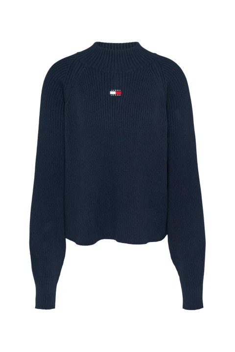 Kadın Tjw Badge Mockneck Sweater Sweaters 