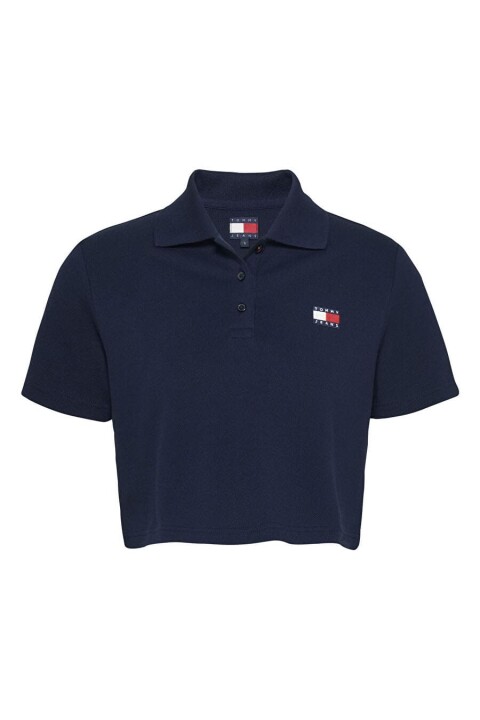 Kadın Tjw Crop Polo T-Shirt - Lacivert 