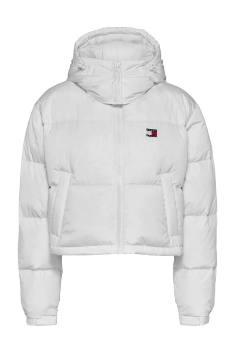 Kadın Tjw Crp Alaska Kapüşonlu Şişme Mont - Beyaz - Tommy Hilfiger