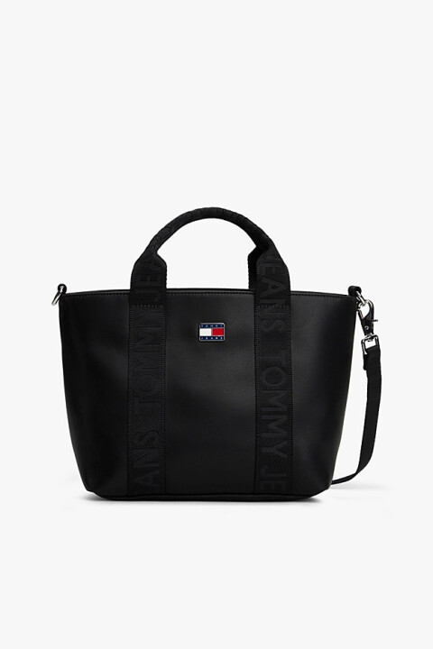 Kadın Tjw Daily Elevated Mini Tote Omuz ve El Çantası - Siyah - Tommy Hilfiger