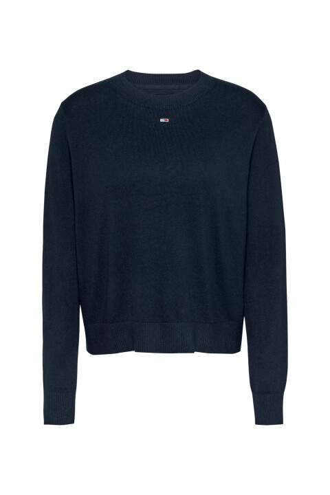 Kadın Tjw Essentıal Crew Neck Kazak-Lacivert - Tommy Hilfiger
