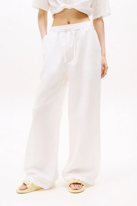 Kadın Tjw Geniş Paça Pantolon - Ekru 