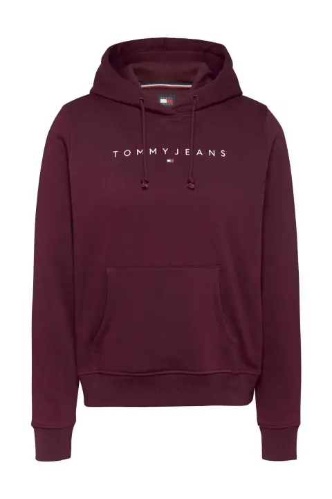 Kadın Tjw Reg Linear Kapüşonlu Sweatshirt - Pembe 