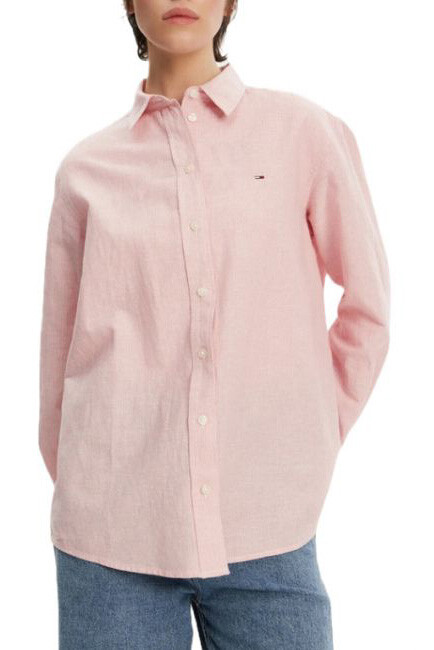 Kadın Tjw Relax Linen Gömlek - Pembe 