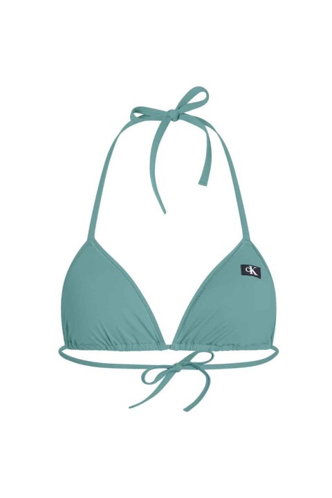 Kadın Triangle Üçgen Bikini Üstü - Aqua - Calvin Klein