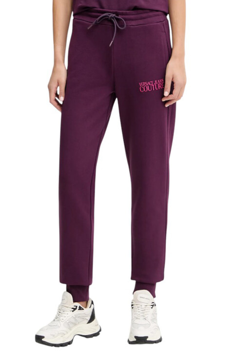 Kadın Trousers Pantalone Generico Eşofman Altı - Mor - Versace