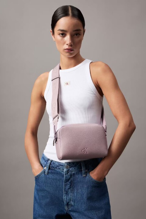 Kadın Ultralight EW Double Fermuarlı Camera Bag Omuz Çantası 