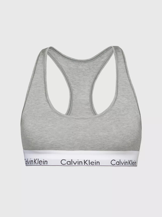Kadın Unlıned Bralette Sütyen-Gri - Calvin Klein