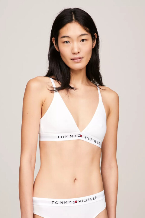Kadın Unlıned Trıangle Sütyen-Beyaz - Tommy Hilfiger