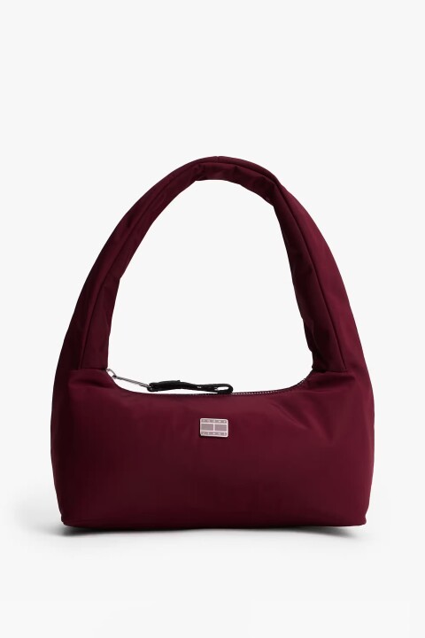Kadın Urban Pofuduk Askılı Omuz Çantası - Bordo 