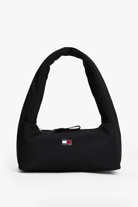 Kadın Urban Pofuduk Askılı Omuz Çantası - Siyah 