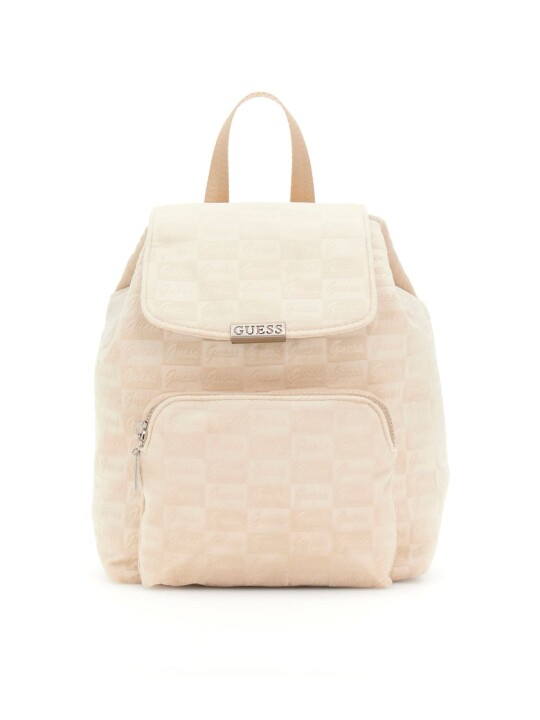 Kadın Velvet Aktif Sırt Çantası - Bej - Guess