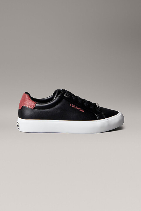 Kadın Vulcanic Lace Up Sneaker - Siyah - Calvin Klein