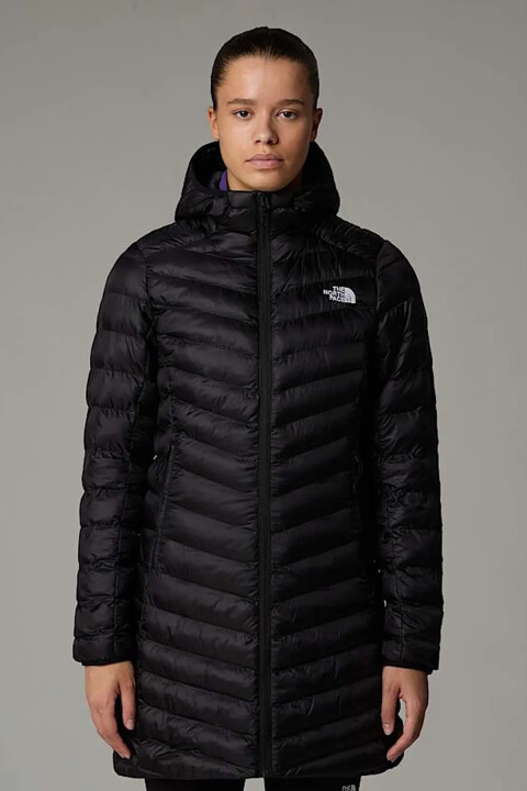 Kadın W Huıla Synthetıc Parka Mont - Siyah - Gri - The North Face