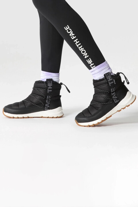 Kadın W Thermoball Lace Up Wp Su Geçirmez Bot - Siyah Beyaz - The North Face