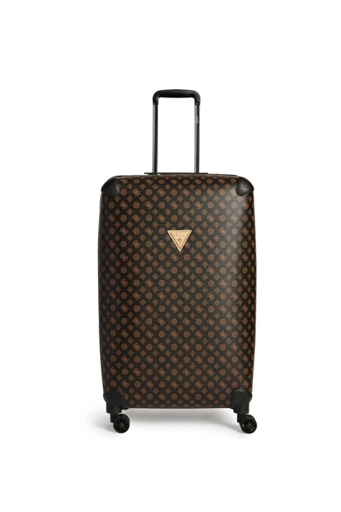 Kadın Wilder 28 In 8 Wheel Travel Büyük Boy Valiz - Kahverengi - Guess