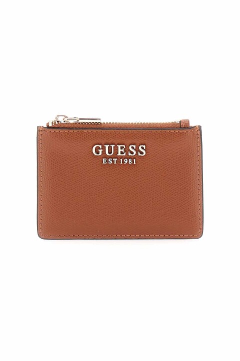KadınAmorette Fermuarlı Kartlık Cüzdan - Kahverengi 