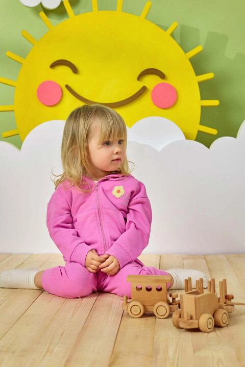 Kız Bebek Eşofmanaltı Pembe - Minycenter