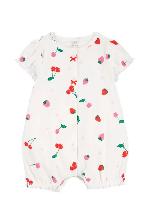 Kız Bebek Kısa Tulum 