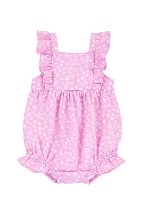 Kız Bebek Kısa Tulum 