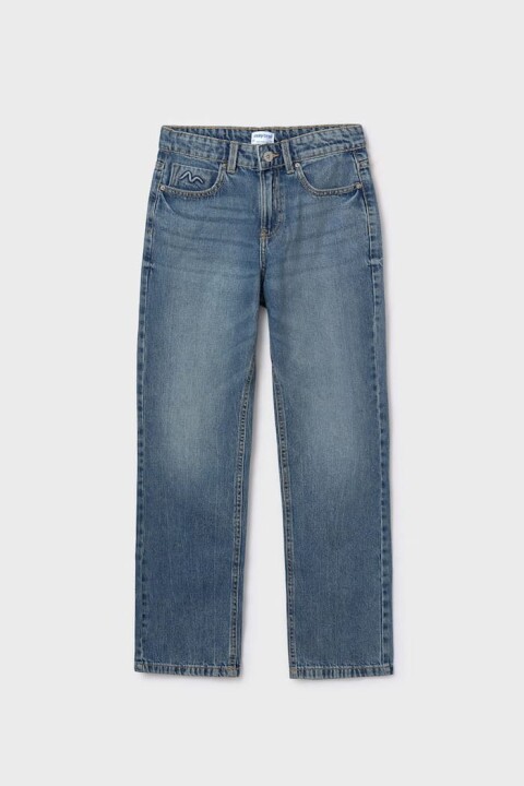 Kız Çocuk Bol Kesim Kot Pantolon - Mavi - Mayoral