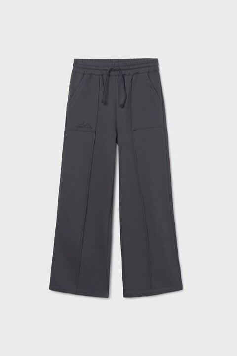 Kız Çocuk Bol Paça Dikiş Detaylı Eşofman Altı - Antrasit - Mayoral