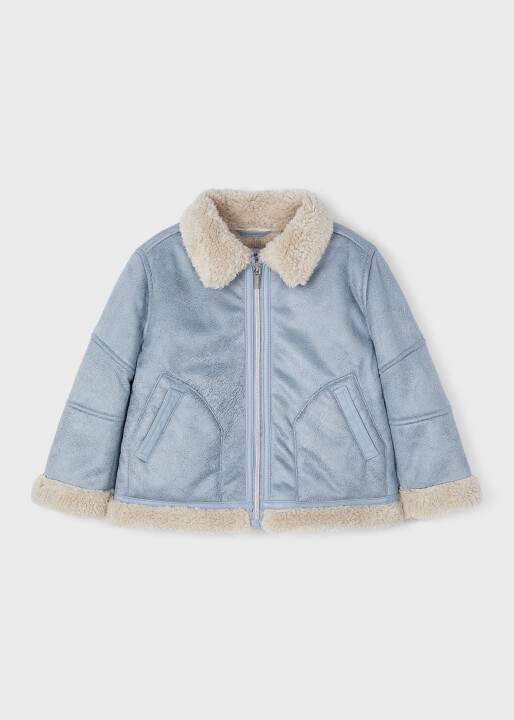 Kız Çocuk Çift Taraflı Ceket Mavi - Mayoral