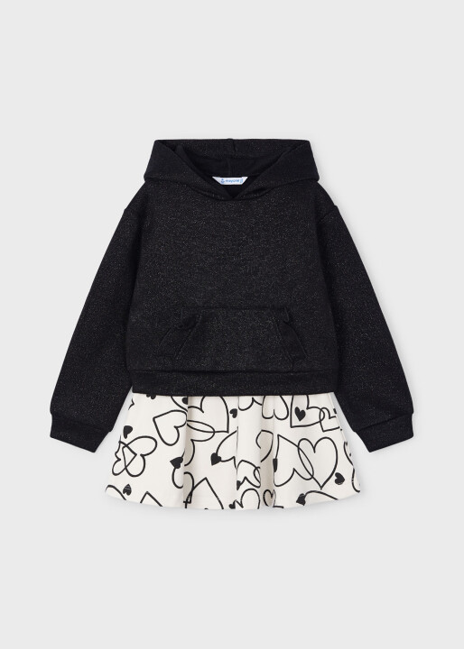 Kız Çocuk Etek Takım Siyah 