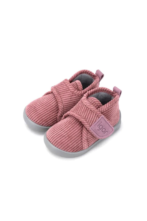 Kız Çocuk Homie Pana Fitilli Kadife Ev Botu - Pembe 