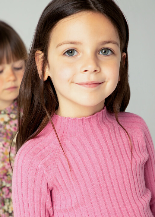 Kız Çocuk Kazak-Pembe 